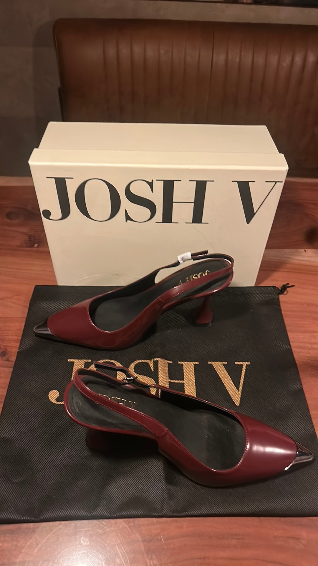 Josh v lakleer pumps eleanna maat 39 bordeaux rood. Nieuw., Pumps, Nieuw, Ophalen of Verzenden, Rood