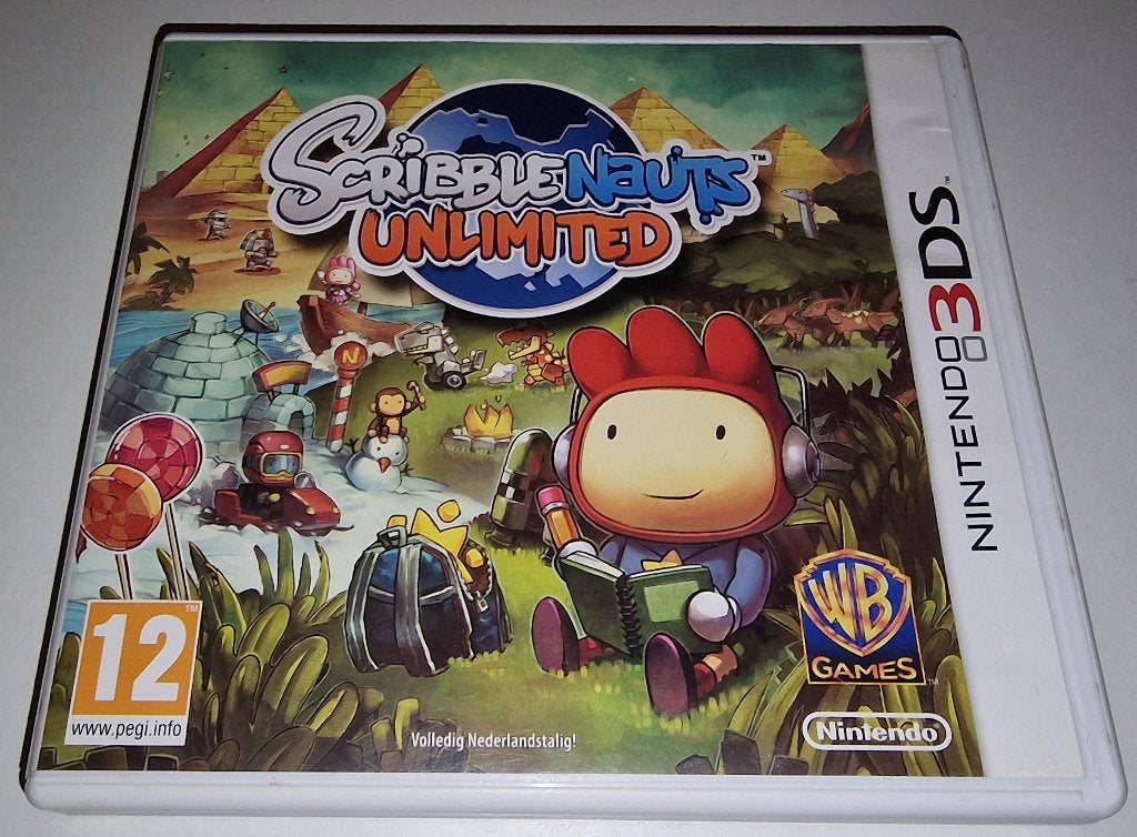Scribblenauts Unlimited voor de Nintendo 3DS, Spelcomputers en Games, Games | Nintendo 2DS en 3DS, Puzzel en Educatief, 1 speler
