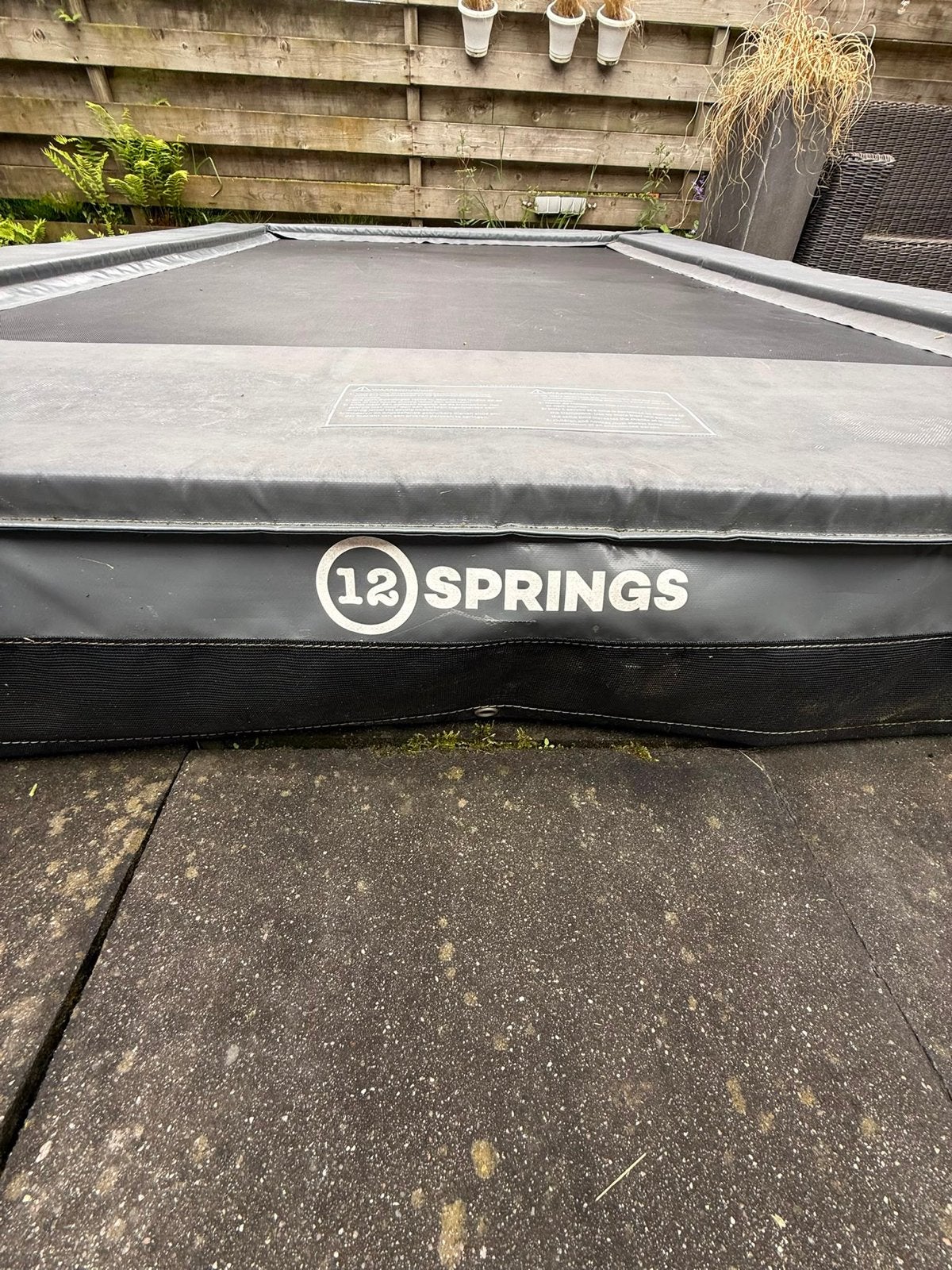 Trampoline 336 x 246 cm - 12 Springs, Ophalen, Gebruikt