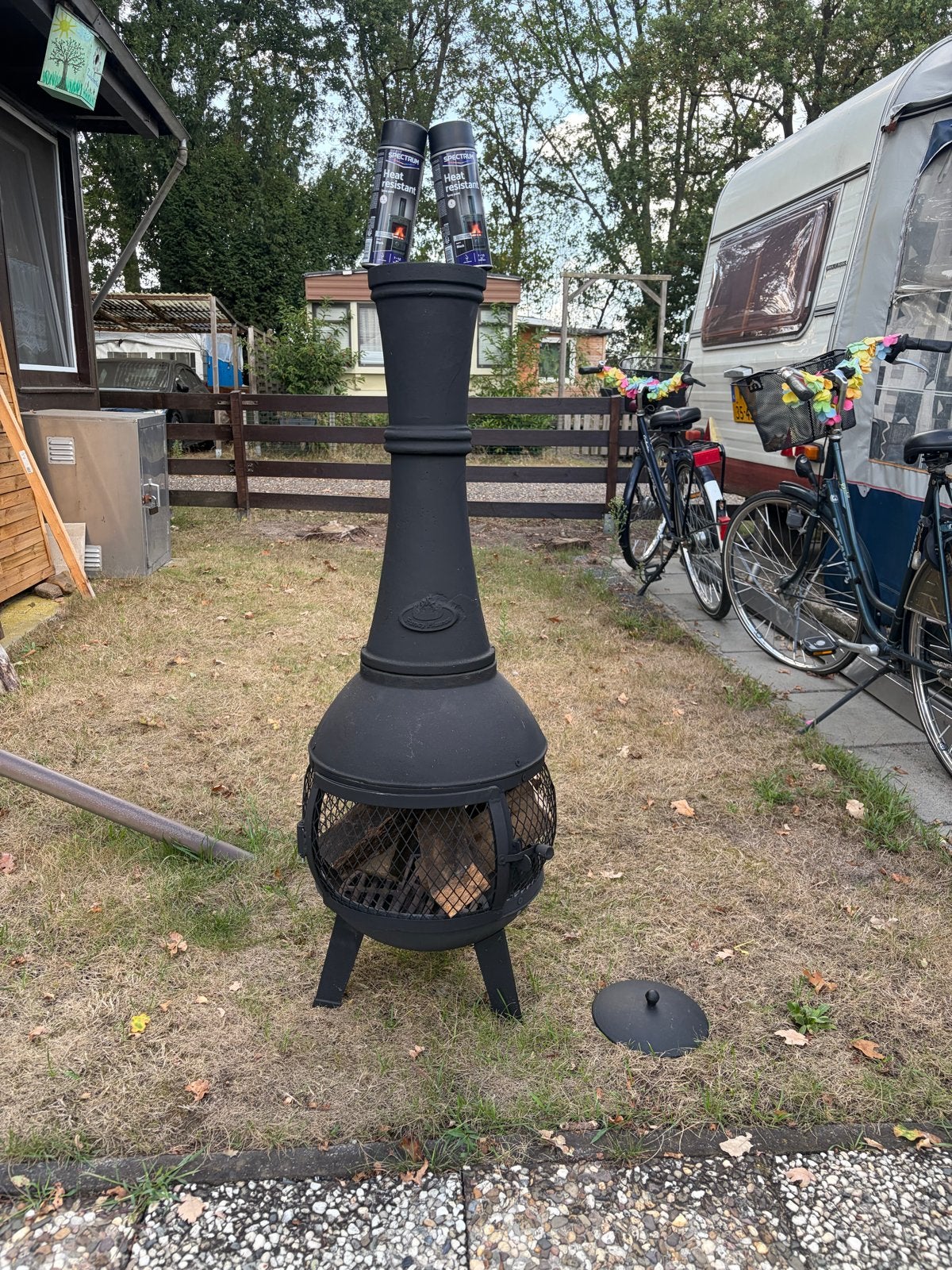 Terraskachel zo goed als nieuw, direct op te halen, Tuin en Terras, Terrasverwarmers, Ophalen, Zo goed als nieuw, Vloer