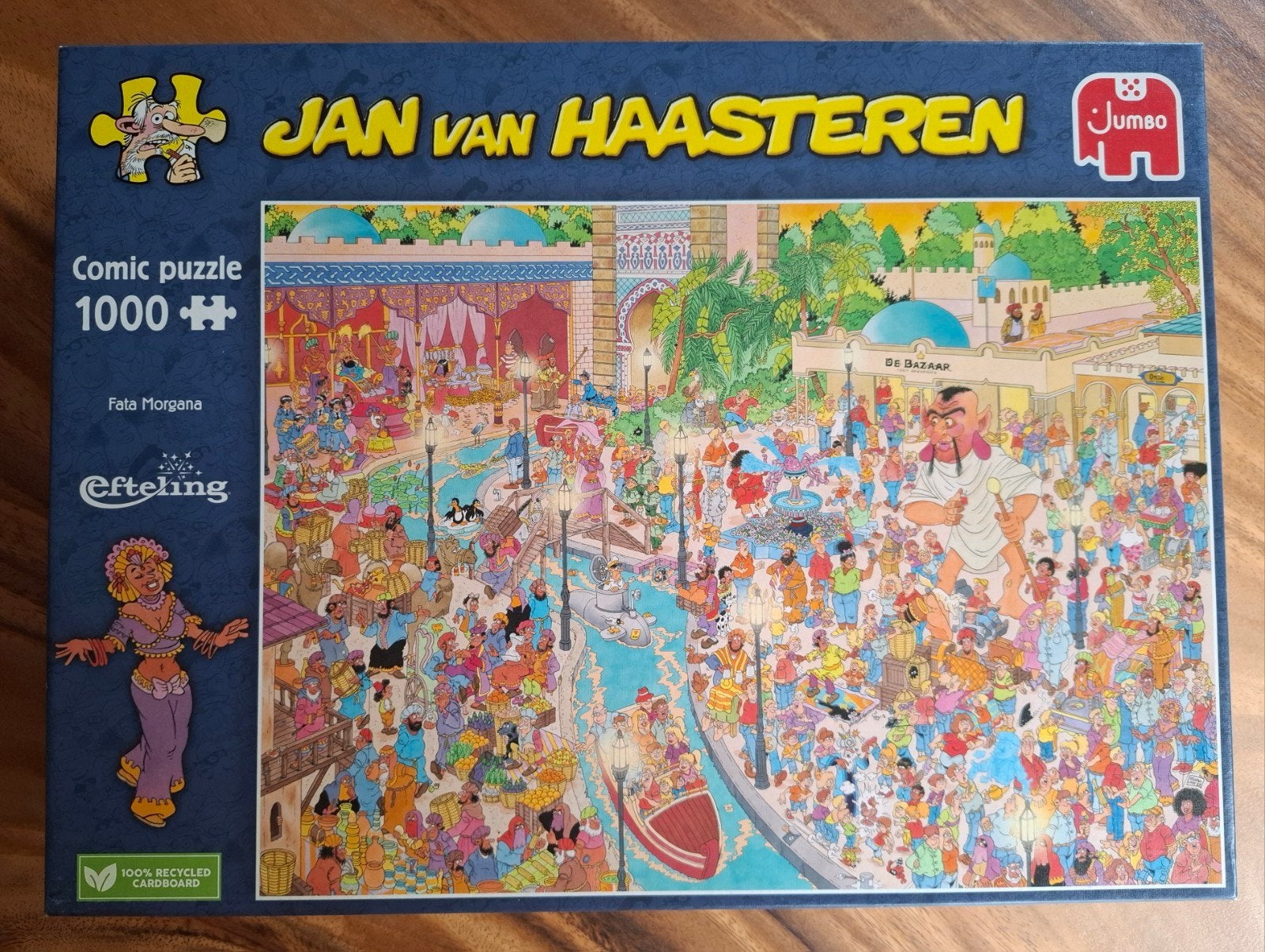 Jan van Haasteren puzzels,  1000 stukjes, Ophalen, 500 t/m 1500 stukjes, Zo goed als nieuw