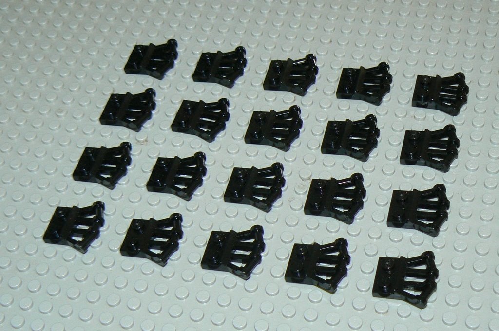 L339 Speciale stenen zwart (grill) 20 st., Ophalen of Verzenden, Nieuw, Losse stenen, Lego