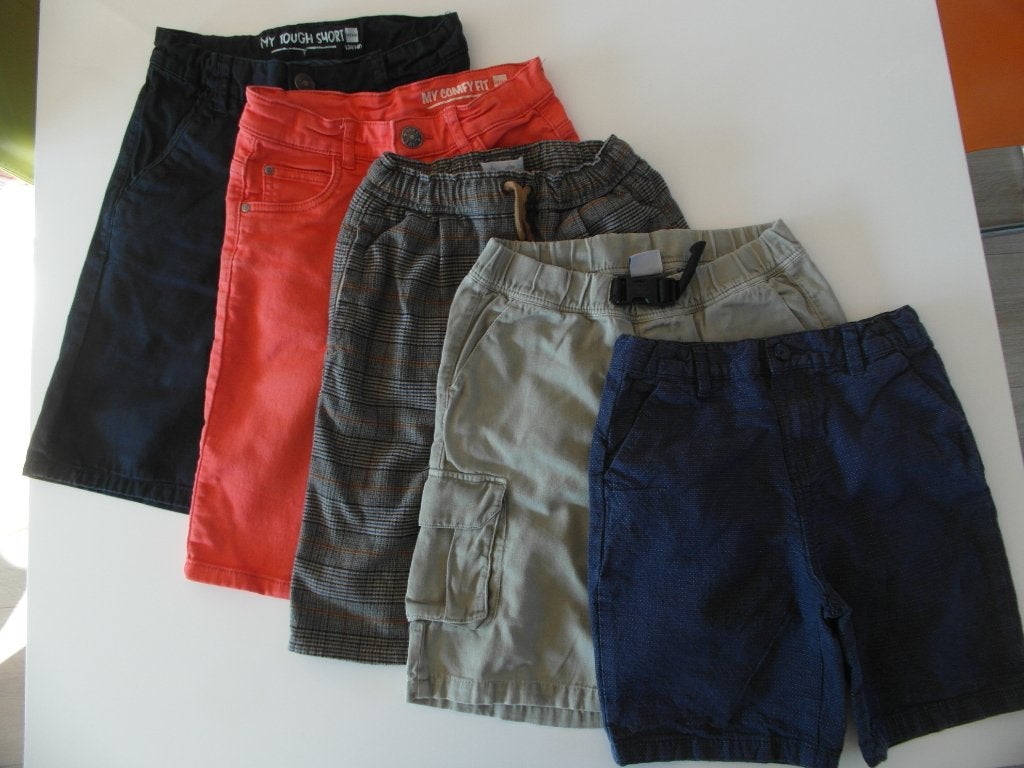 Set,  5 korte broeken/bermuda. Maat 134-140. Hema-Zara, Broek, Ophalen of Verzenden, Zo goed als nieuw, HEMA-Zara