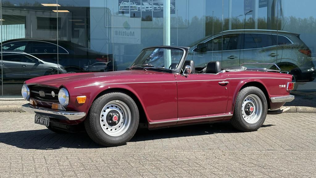 Triumph TR6 Soft Top 39 jaar in bezit, Auto's, Zwart, Cabriolet, Triumph, 2498 cc