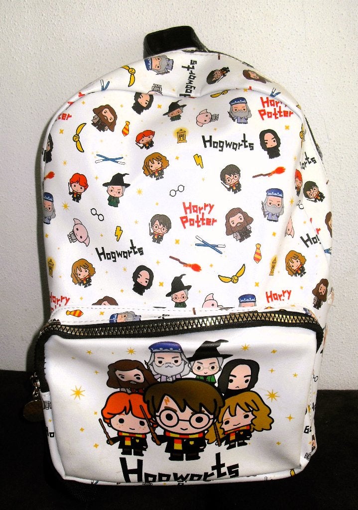 Rugzak HP / Kinder rugtas / schooltas kids / Harry Potter, Minder dan 30 cm, Rugtas, Wit, Zo goed als nieuw