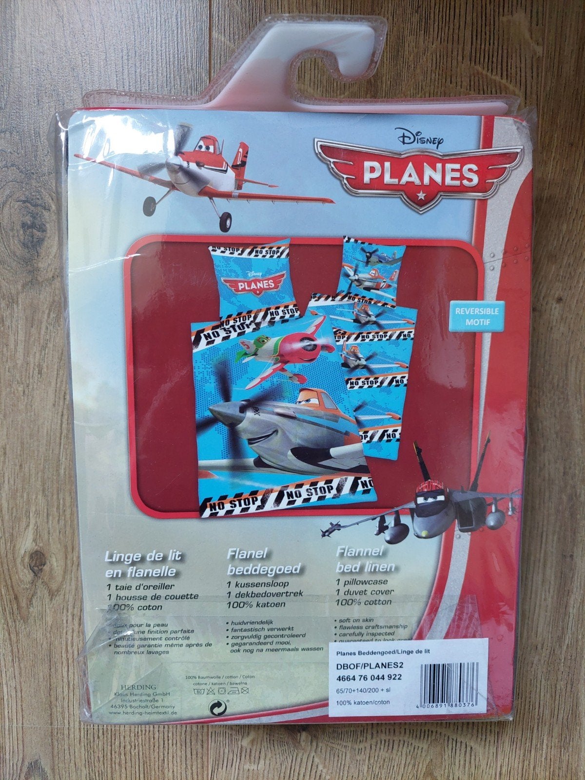 Disney Planes Flanellen dekbedovertrek flanel met Dusty, Eenpersoons, Dekbedovertrek, Nieuw, Verzenden