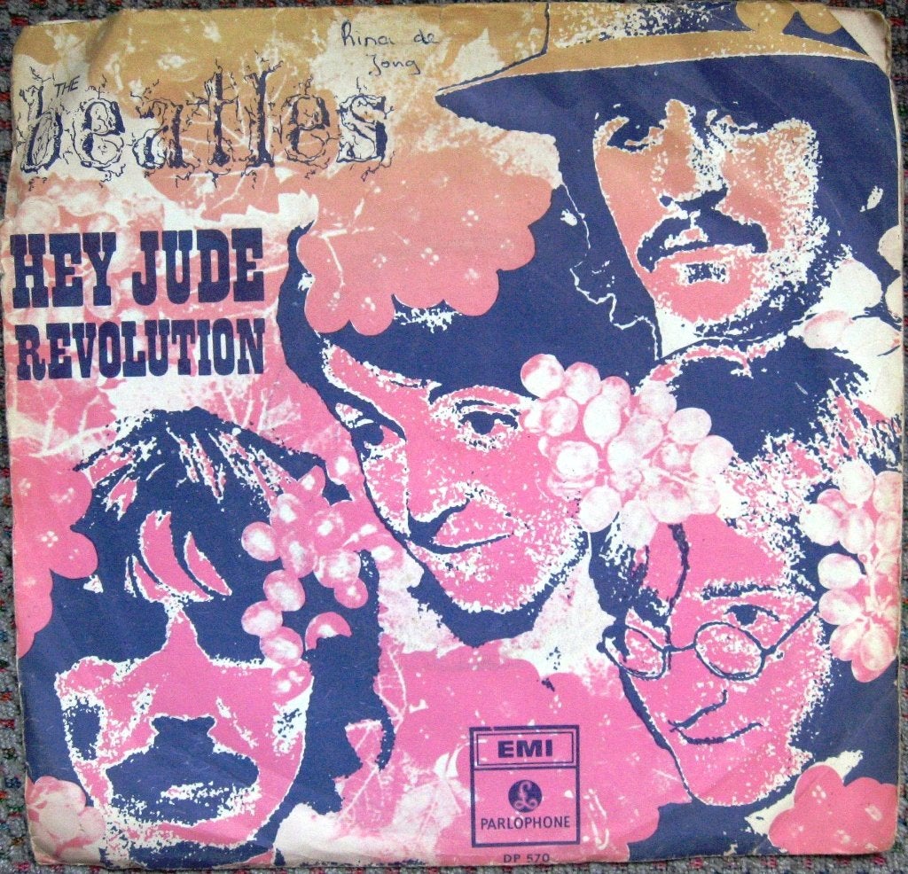 The Beatles - Hey Jude - Revolution 1968, Gebruikt, Originele persing, Ophalen of Verzenden, Pop