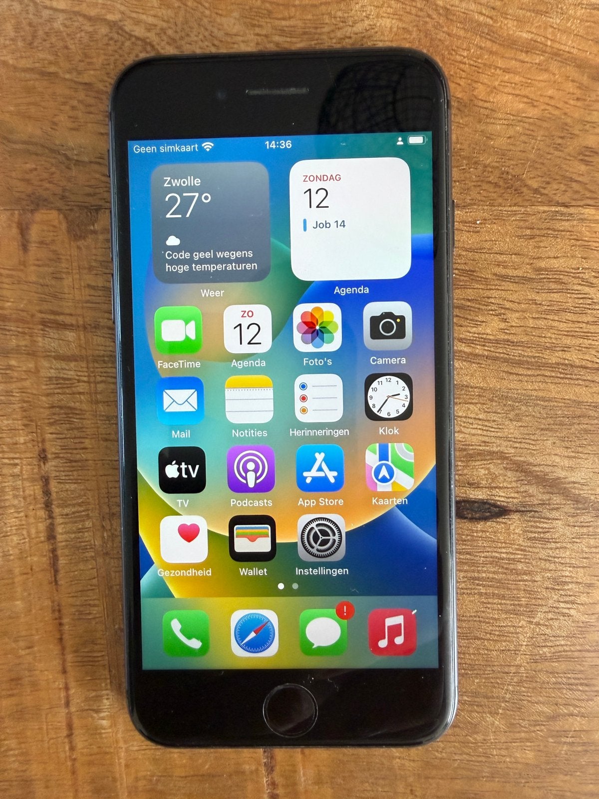 iPhone 8 64GB – Zwart – Nette staat, Zwart, Ophalen of Verzenden, Zo goed als nieuw, Zonder abonnement