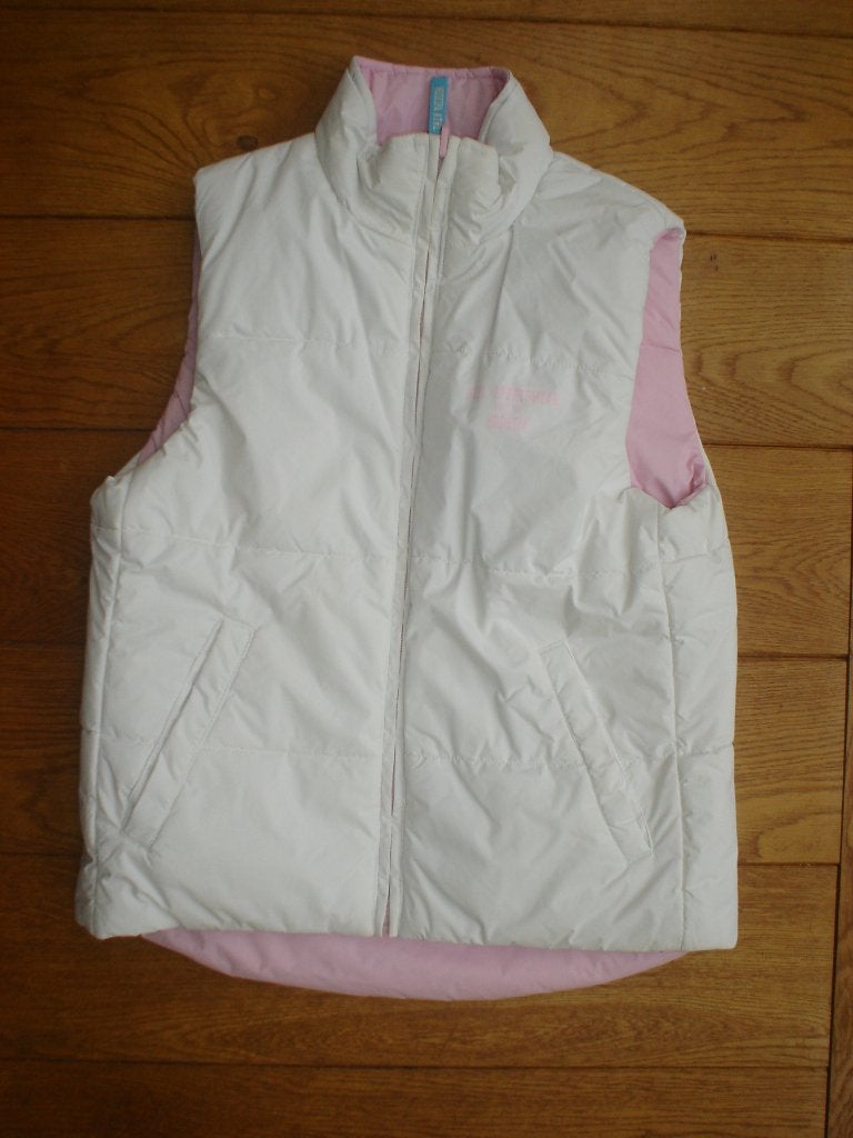 roze/witte bodywarmer, maat 152, Hookipa, Hookipa, Zo goed als nieuw, Jas, Verzenden