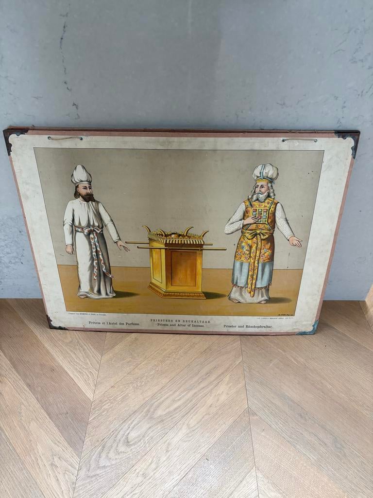 Set van 8 Historische Nederlandse schoolplaten 'Van Lummel', Ophalen, Overige thema's