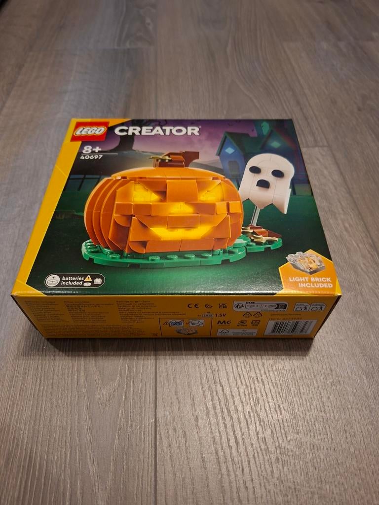 LEGO Creator 40697 Halloween Pompoen met Lichtsteen, Ophalen, Nieuw, Complete set, Lego