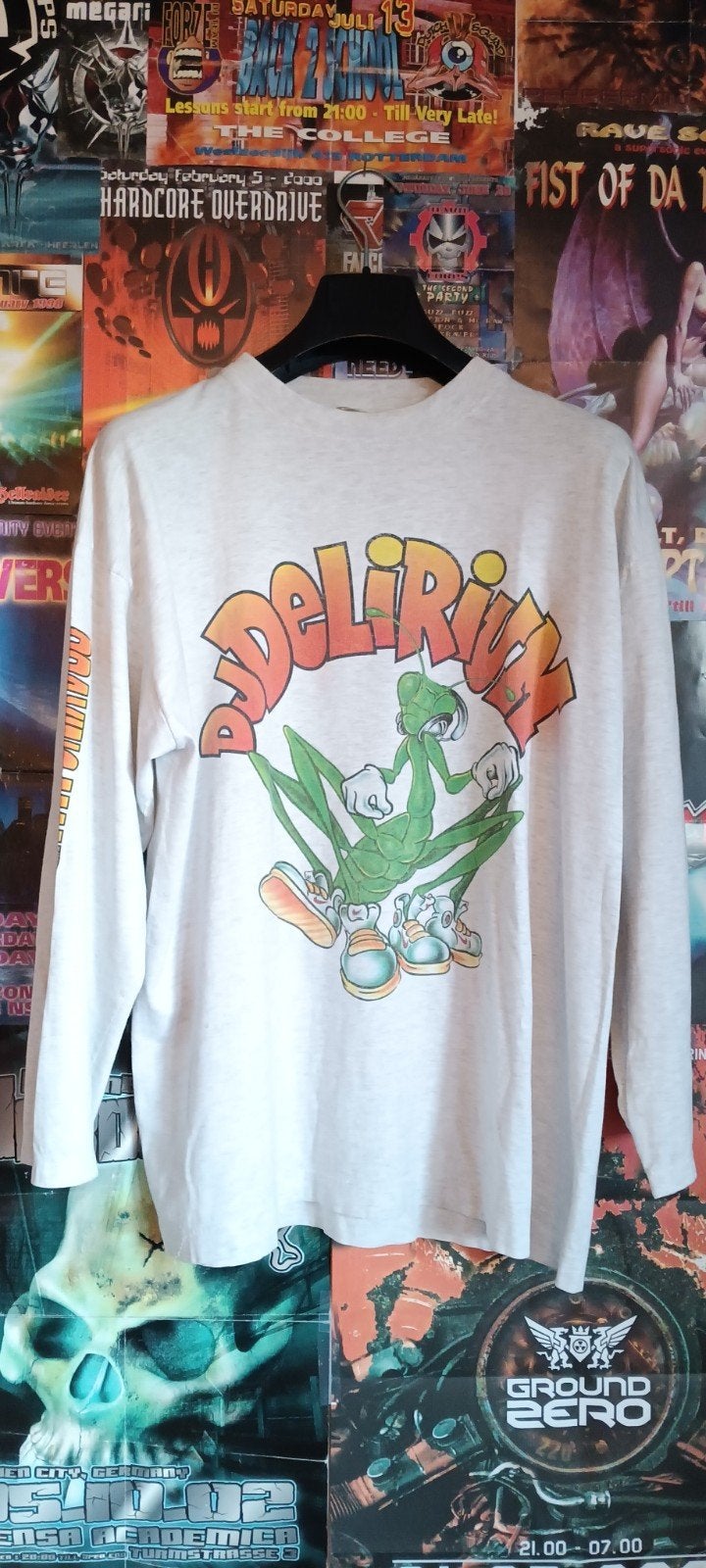 Dj delirium longsleeve (L) te ruil voor een XL (hardcore), Ophalen of Verzenden, Maat 56/58 (XL), Zwart