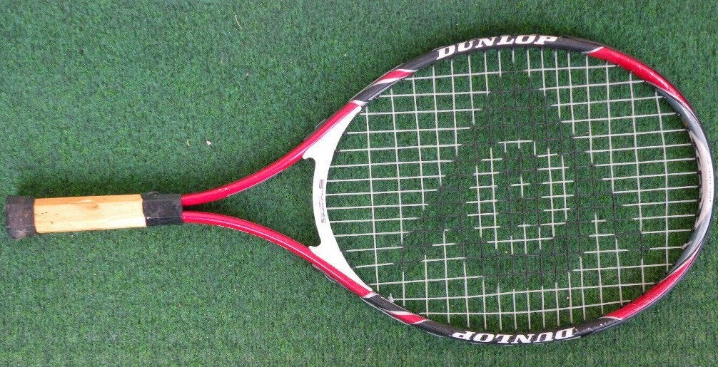 Tennisracket Dunlop. Lengte 58 cm., L4, Ophalen of Verzenden, Zo goed als nieuw, Racket