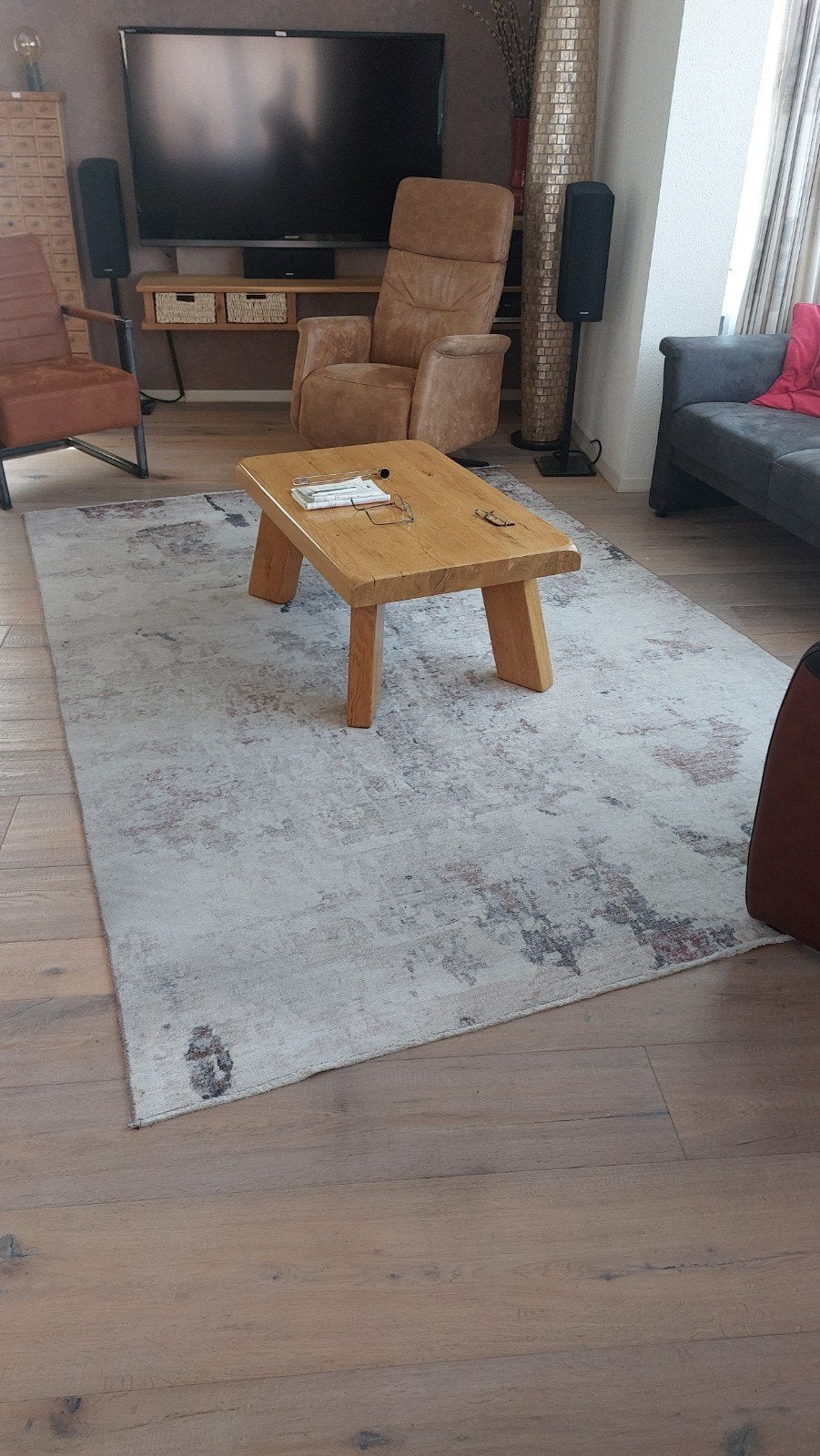 Vloerkleed Kamran 200x290 cm - Katoen/Polyester/Chenille, Ophalen, Rechthoekig, 200 cm of meer, 200 cm of meer