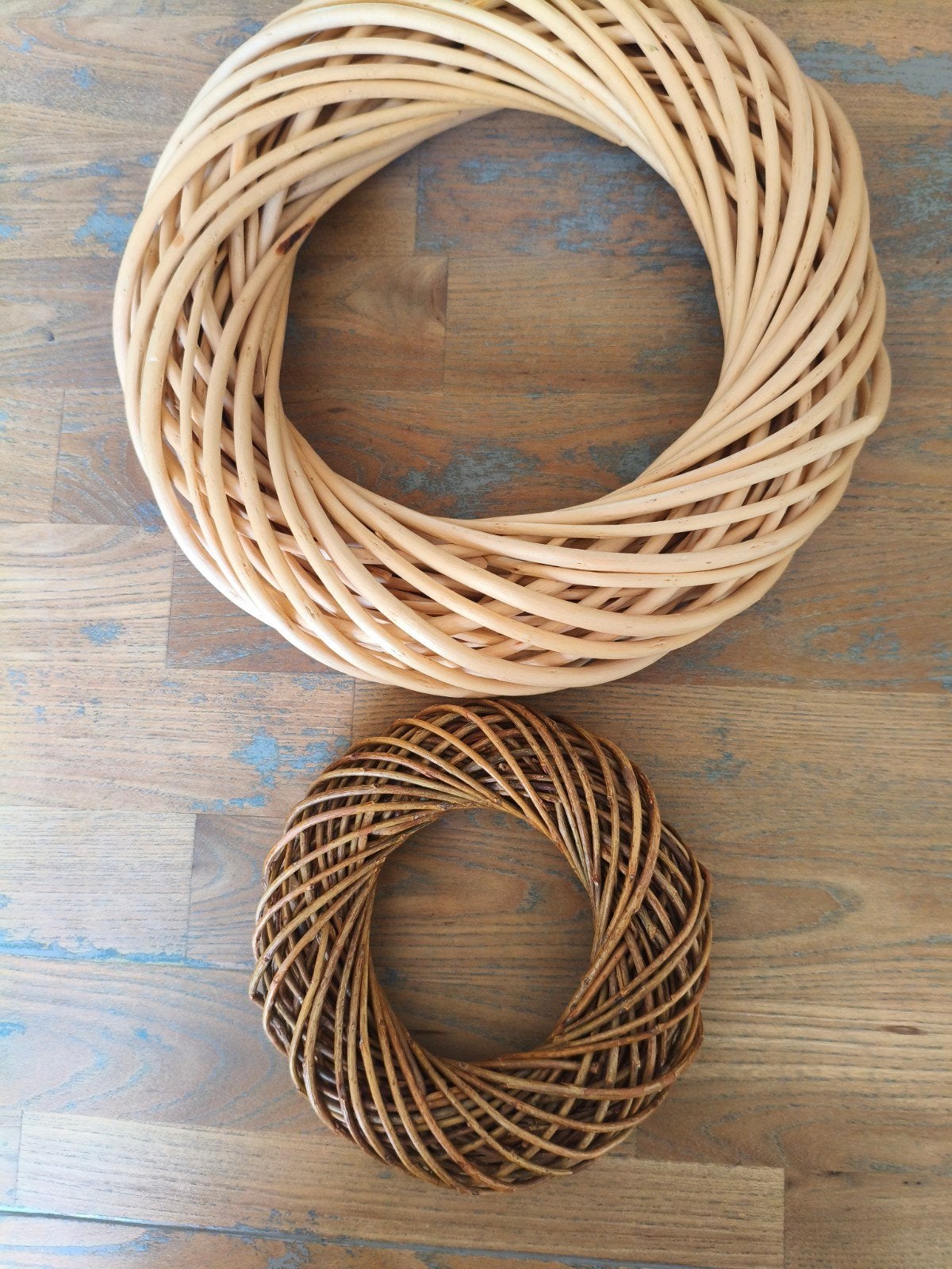 2x krans rotan / riet, Ophalen, Zo goed als nieuw