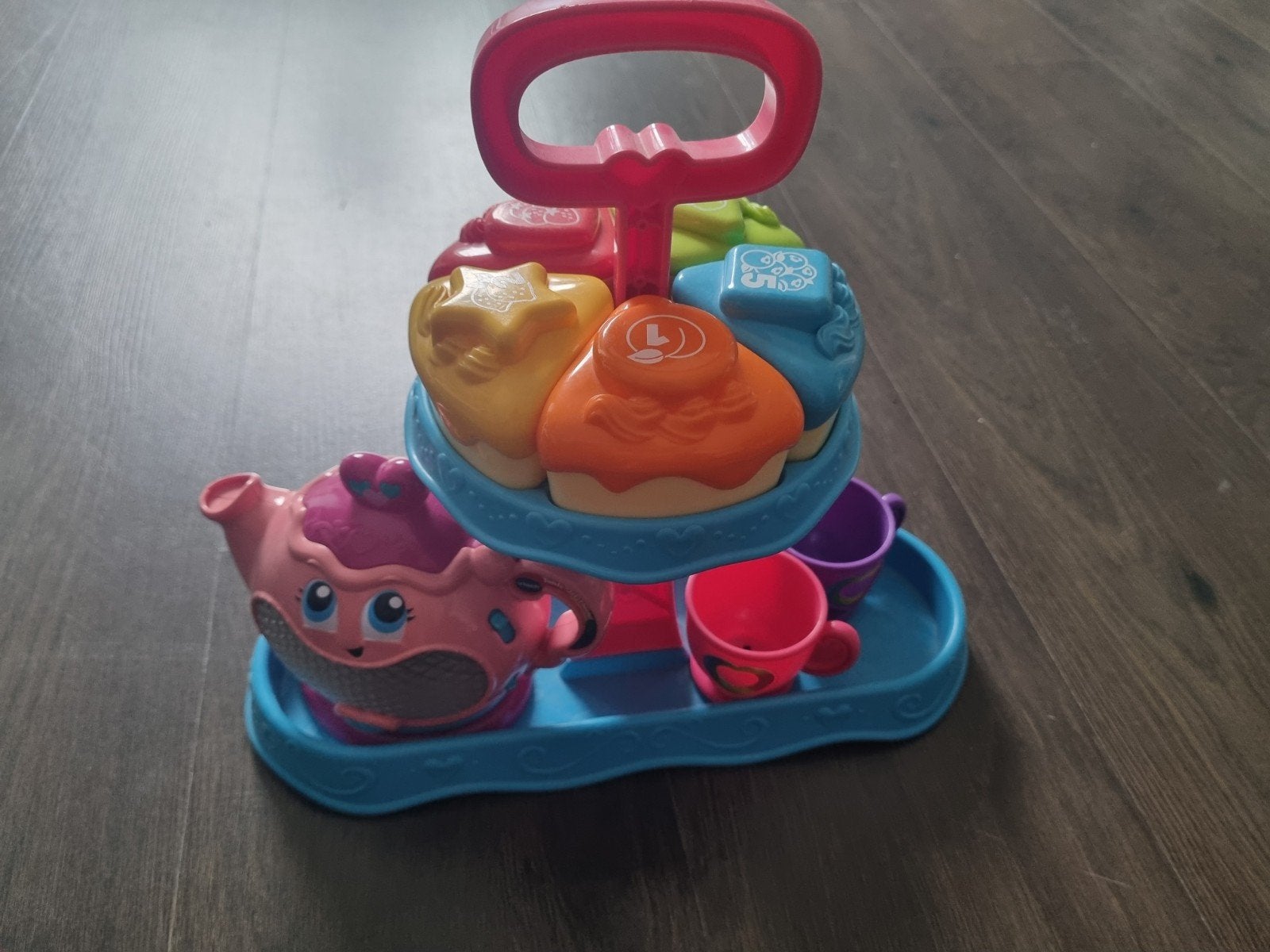 VTech Theepotje met cupcakes en geluid, Ophalen of Verzenden, Gebruikt, Overige typen, Met geluid