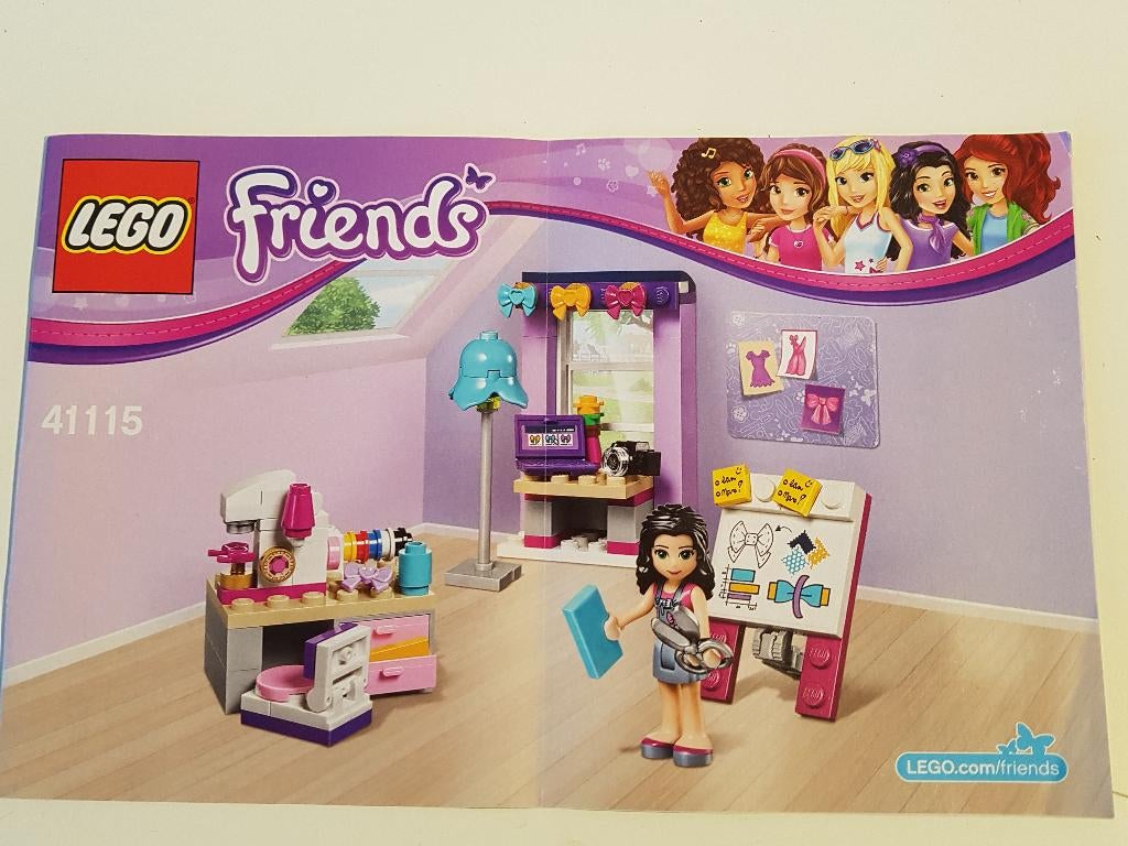 Lego Friends 41115 Emma's Atelier, Compleet, Lego, Friends, Ophalen of Verzenden
