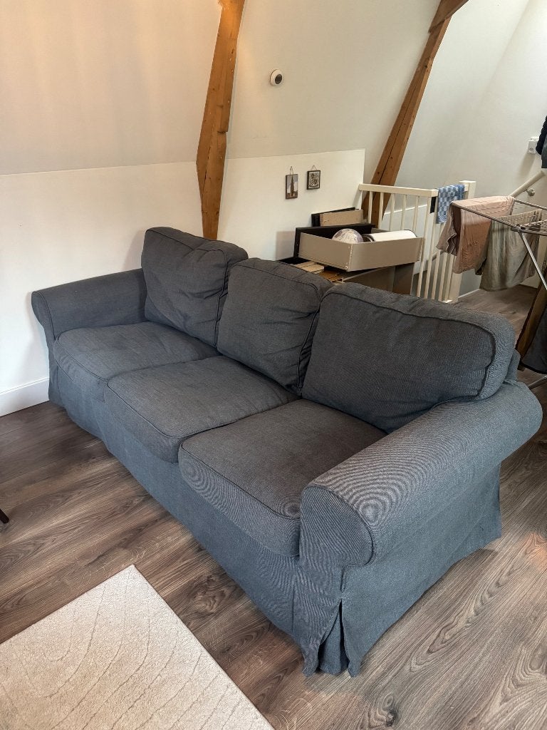 3 pesoonsbank gratis af te halen, Ophalen, Gebruikt, Driepersoons, 75 tot 100 cm