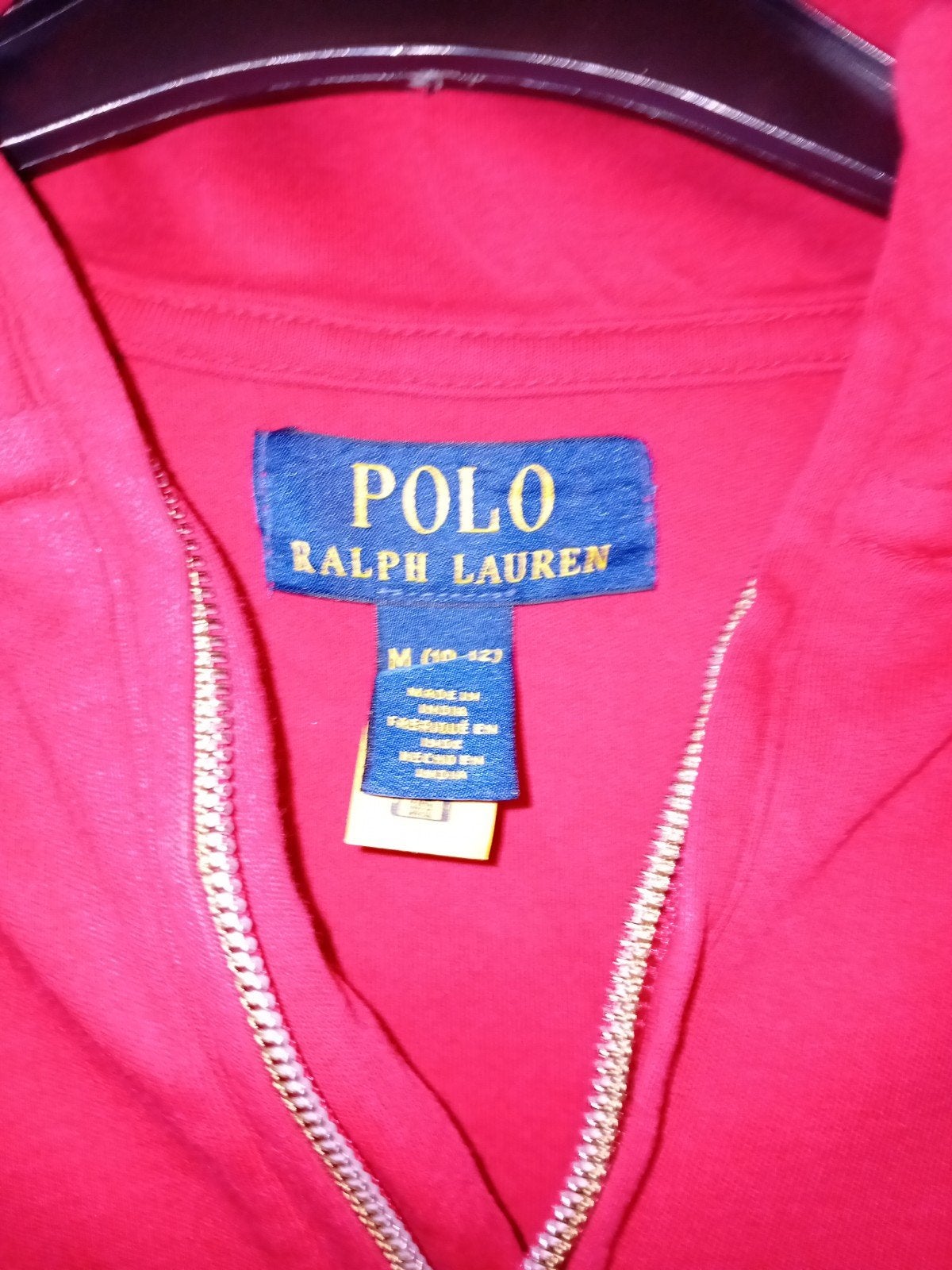 Polo Ralph Lauren trui rood maat M (10-12 jaar), Kinderen en Baby's, Gebruikt, Trui of Vest, Ophalen of Verzenden, Polo Ralph Lauren