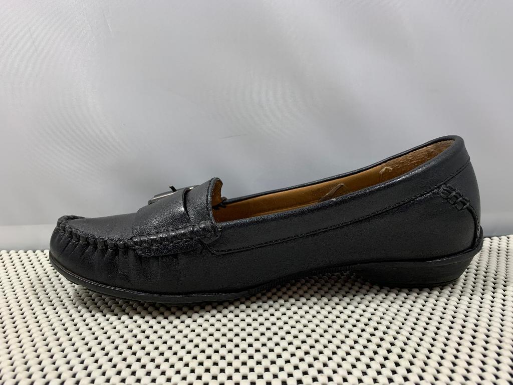 Clarks active air, maat 38 zwarte mocassins., Verzenden, Zwart, Zo goed als nieuw, Espadrilles of Moccasins