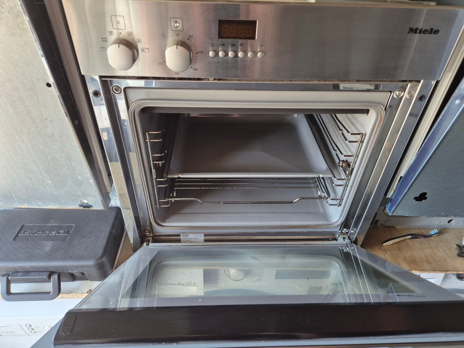 Miele H316-3B RVS inbouw oven 60cm, Hete lucht, Ophalen of Verzenden, Inbouw, 55 tot 60 cm