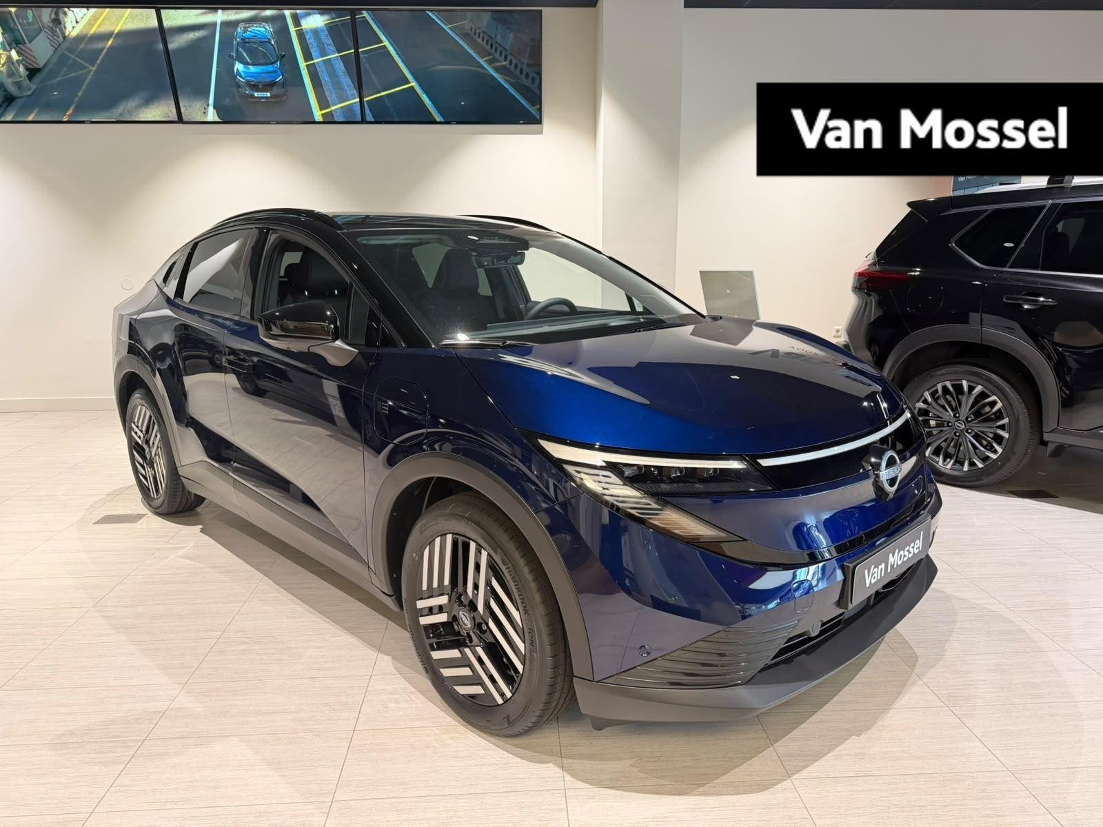 Nissan LEAF Advance 52 kWh | Panoramadak | Head-Up Display |, Auto's, Nissan, 451 km, Blauw, Leder en Stof, Nieuw