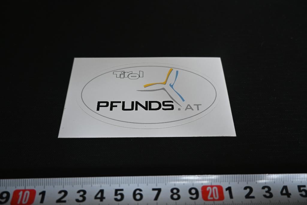 sticker Oostenrijk TIROL PFUNDS, Ophalen, Zo goed als nieuw