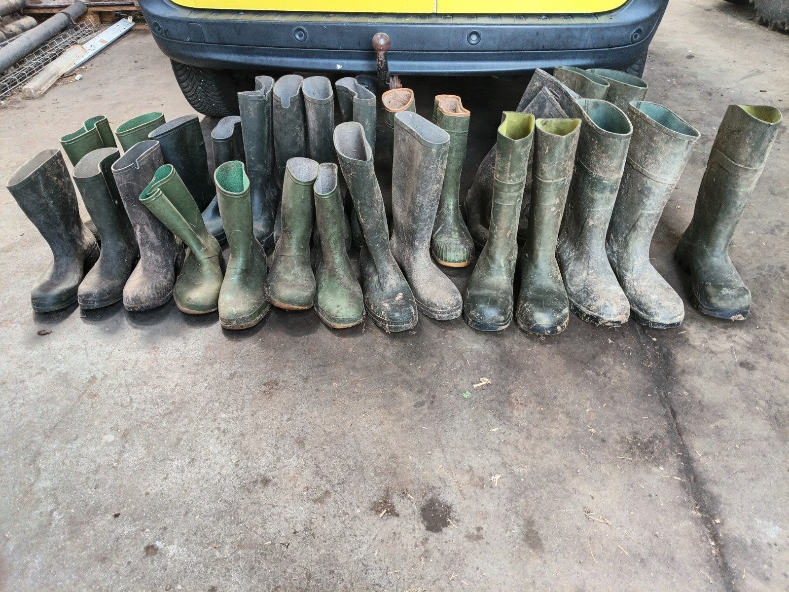 oude laarzen, Tuin en Terras, Werkkleding, Ophalen of Verzenden, Gebruikt, Laarzen
