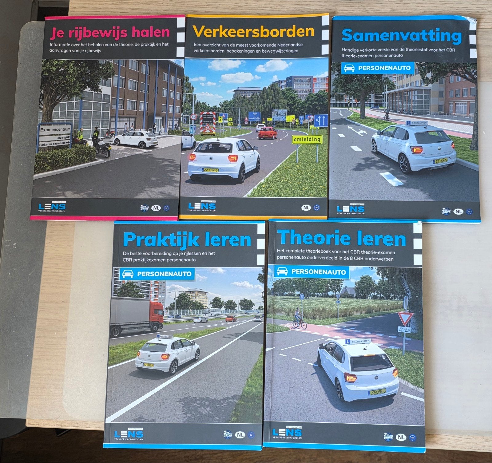Rijbewijs boekenpakket - Theorie en Praktijk, Boeken, Ophalen, Zo goed als nieuw, Overige niveaus, LENS