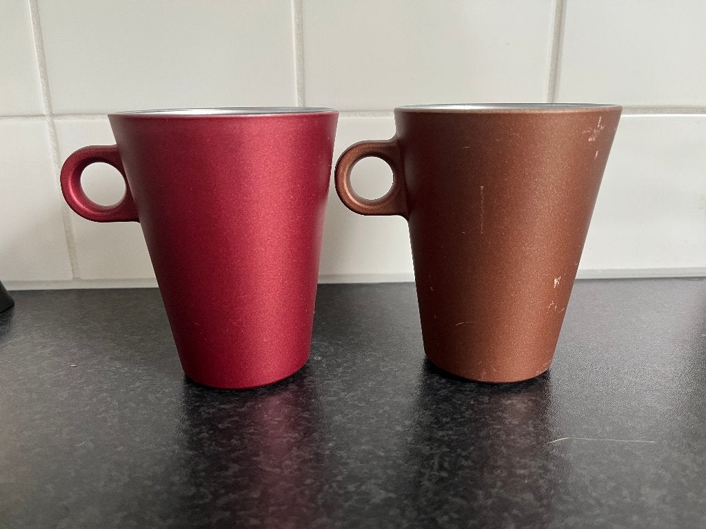 Leonardo Ooh! Magico Latte Macchiato beker, Gebruikt, Ophalen of Verzenden, Overige stijlen, Kop(pen) en/of Schotel(s)