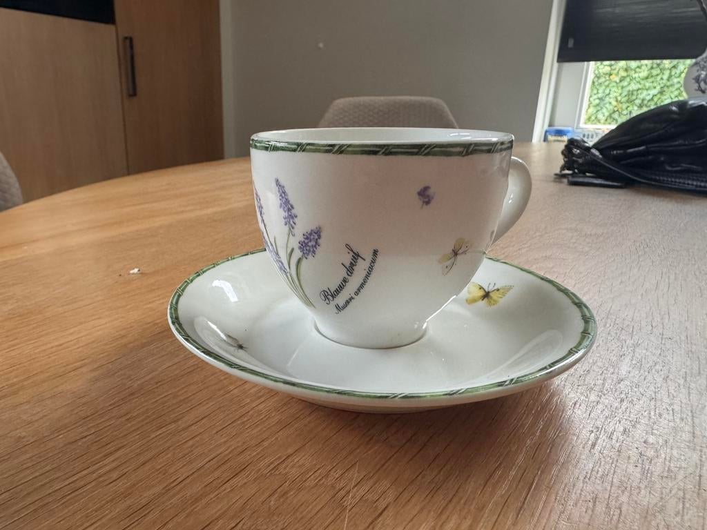 JBS Kop en schotel februari 2009, Ophalen of Verzenden, Zo goed als nieuw, Porselein, Kop en/of schotel