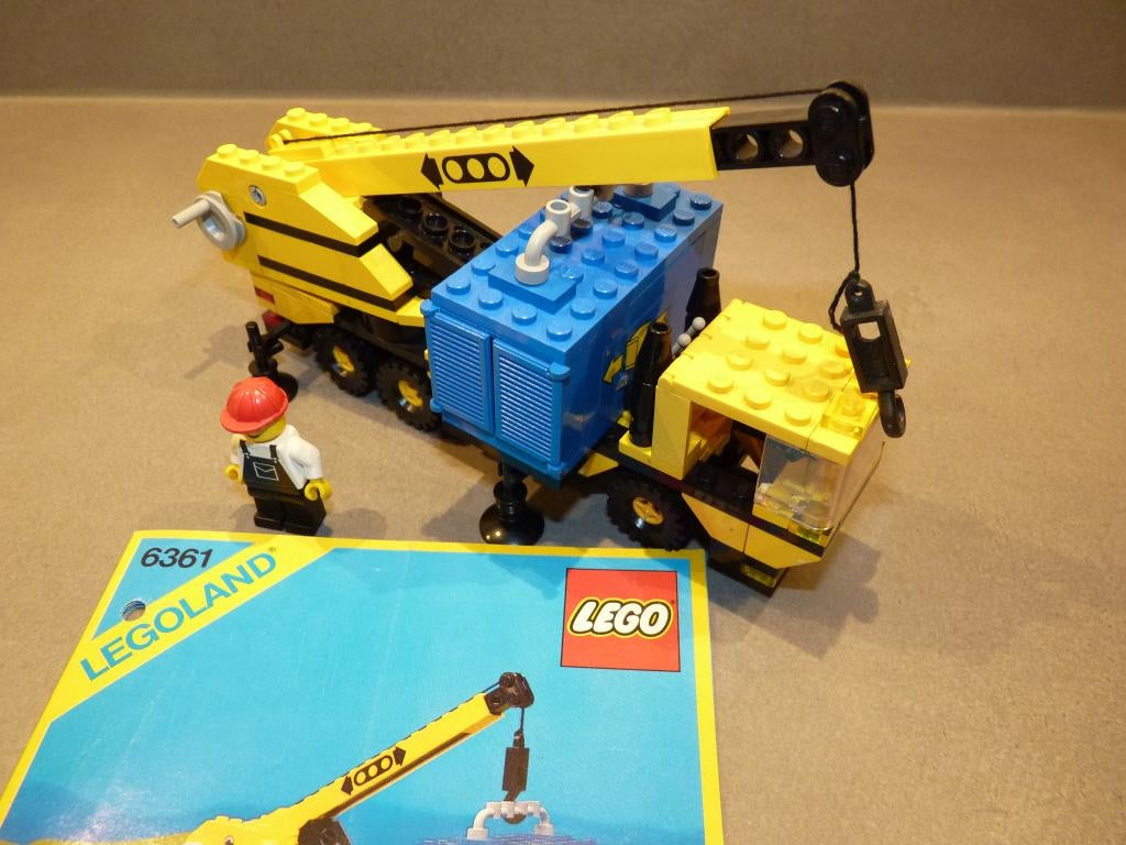 Lego 6361 Mobiele kraan, Compleet, Gebruikt, Lego, Ophalen of Verzenden