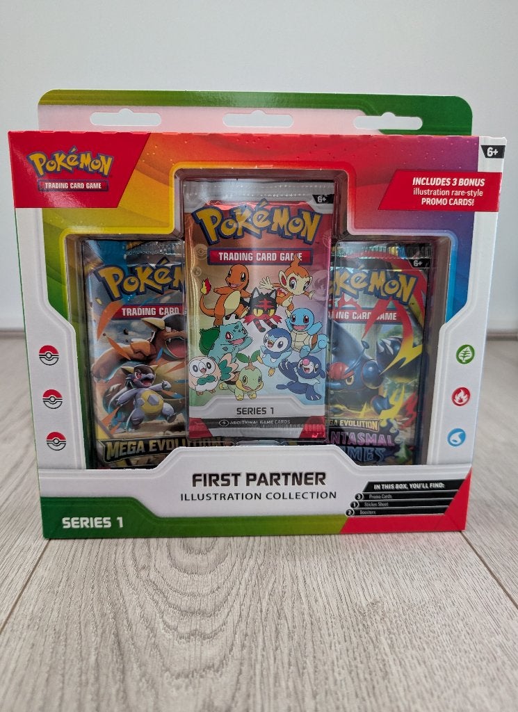 Pokémon First Partner Illustration Collection Series 1, Ophalen of Verzenden, Nieuw, Overige typen, Foil