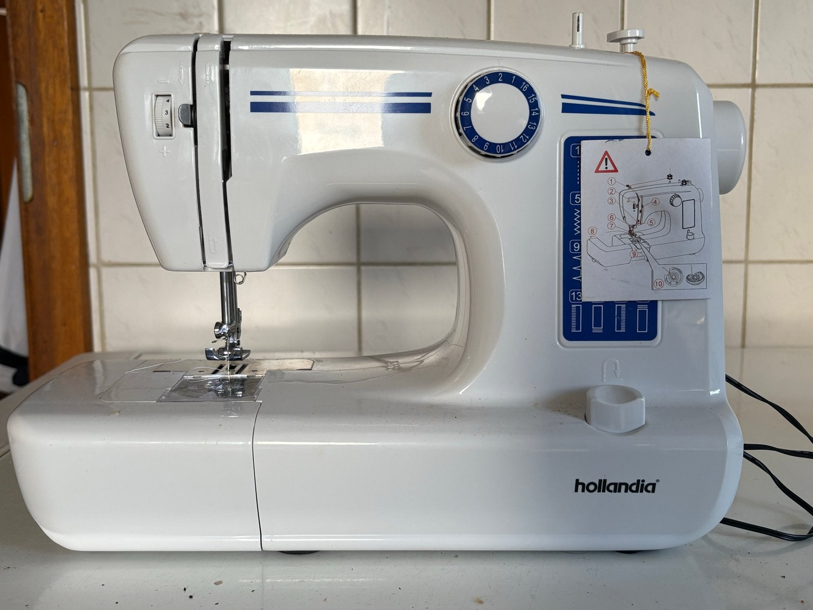 Hollandia Naaimachine - Ideaal voor beginners, Ophalen, Gebruikt, Naaimachine, Overige merken