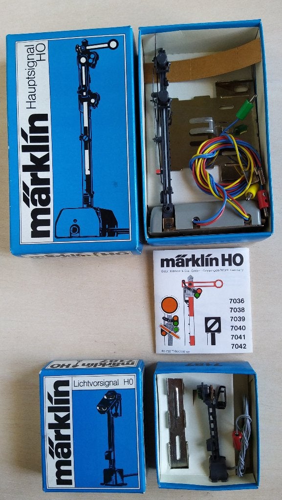 marklin 1 hoofd en 1 voorsein, Hobby en Vrije tijd, Modeltreinen | H0, Wisselstroom, Overige typen, Nieuw, Ophalen of Verzenden