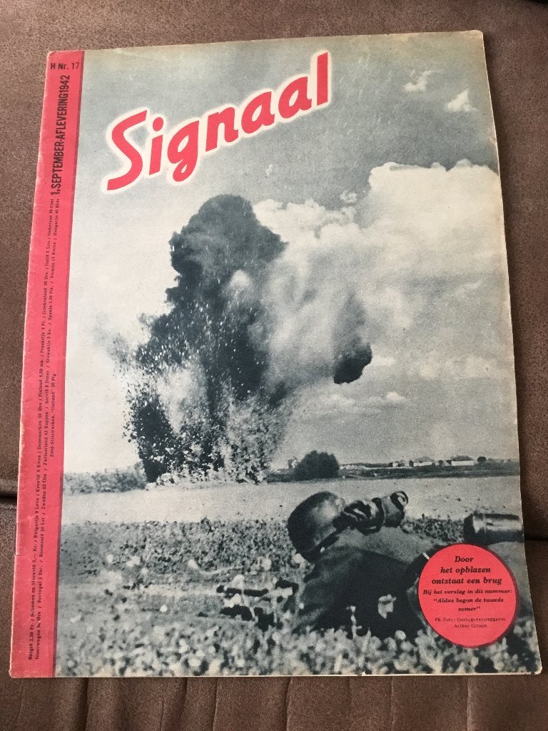 Signaal WO 2 tijdschrift september 1942, Ophalen of Verzenden, Overige soorten, Nederland, Boek of Tijdschrift