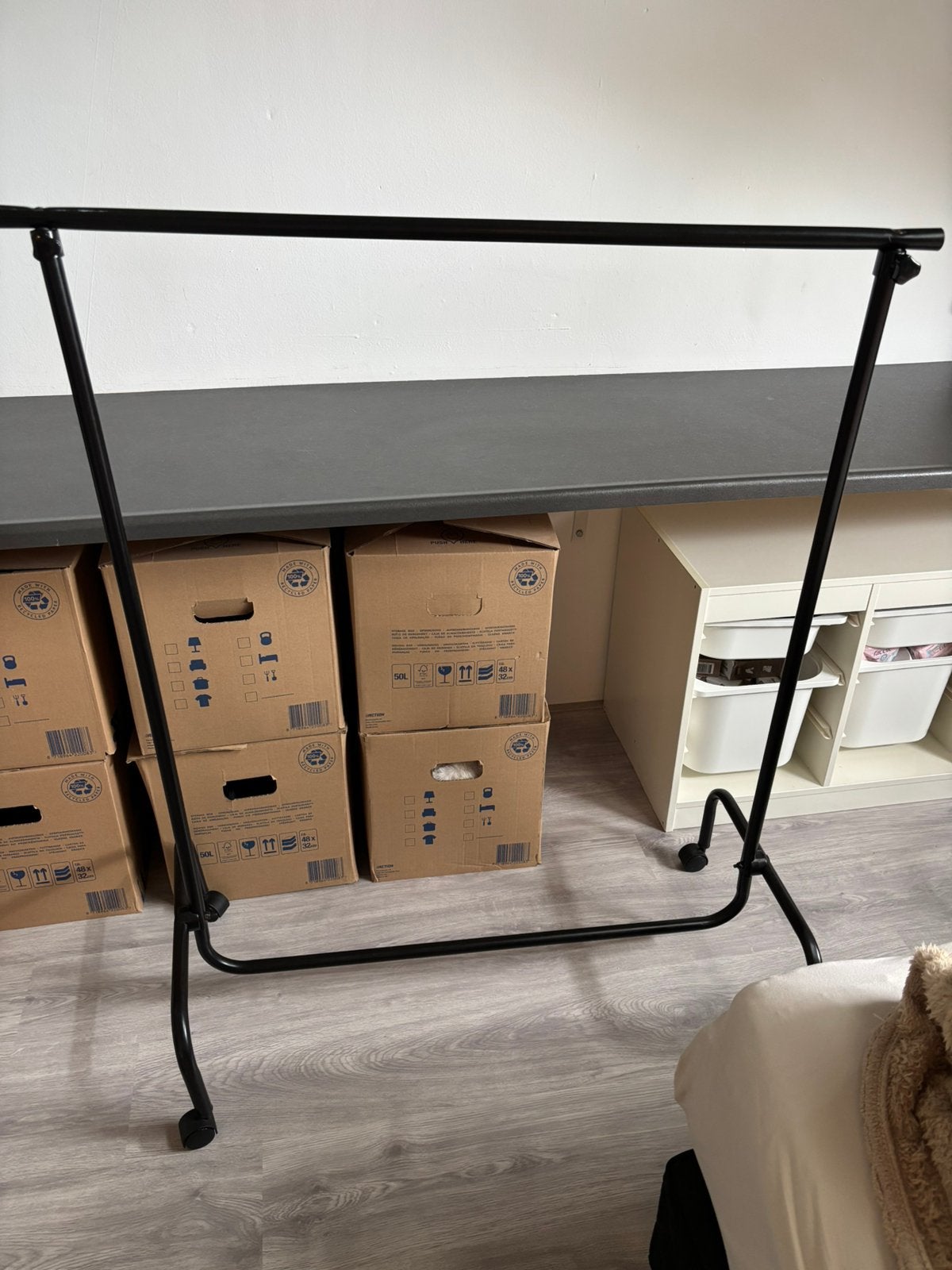Kleding rek zwart, Ophalen, Zo goed als nieuw