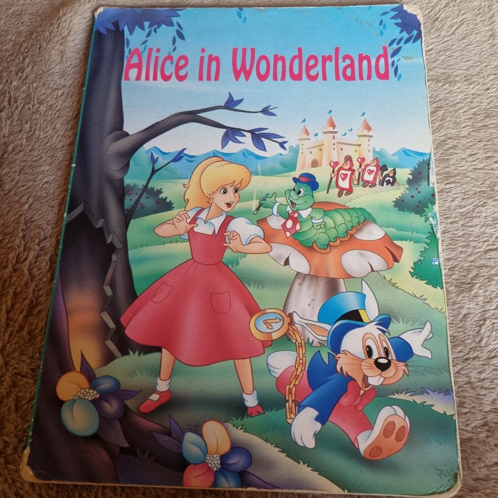 Alice in Wonderland  kartonnen boekje, Ophalen of Verzenden, Gelezen, Fictie algemeen