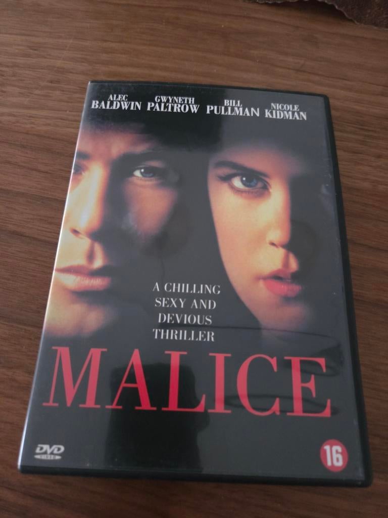 Malice DVD - Alec Baldwin, Nicole Kidman, Bill Pullman, Cd's en Dvd's, Ophalen of Verzenden