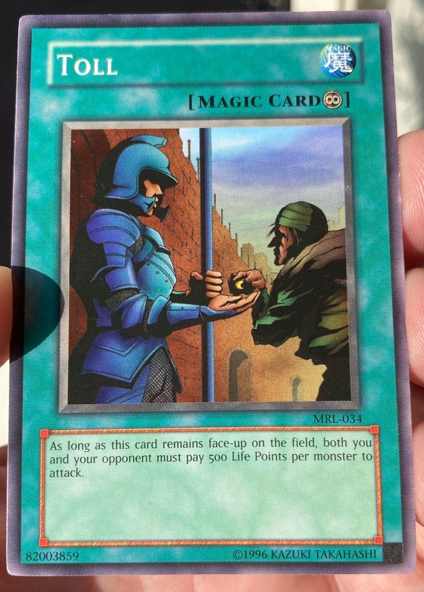 Yu-Gi-Oh! Toll MRL Old US Magic Print !, Ophalen of Verzenden, Gebruikt, Losse kaart