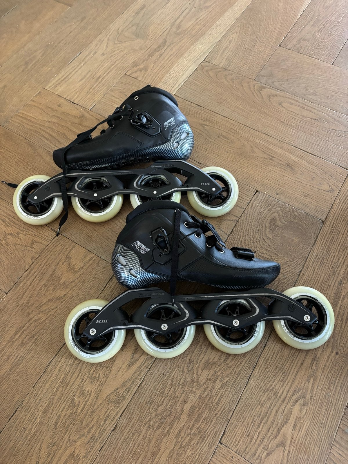 Powerslide R2 100 skeelers - Maat 41 (als nieuw), Ophalen of Verzenden, Zo goed als nieuw, Inline skates 4 wielen, Powerslide