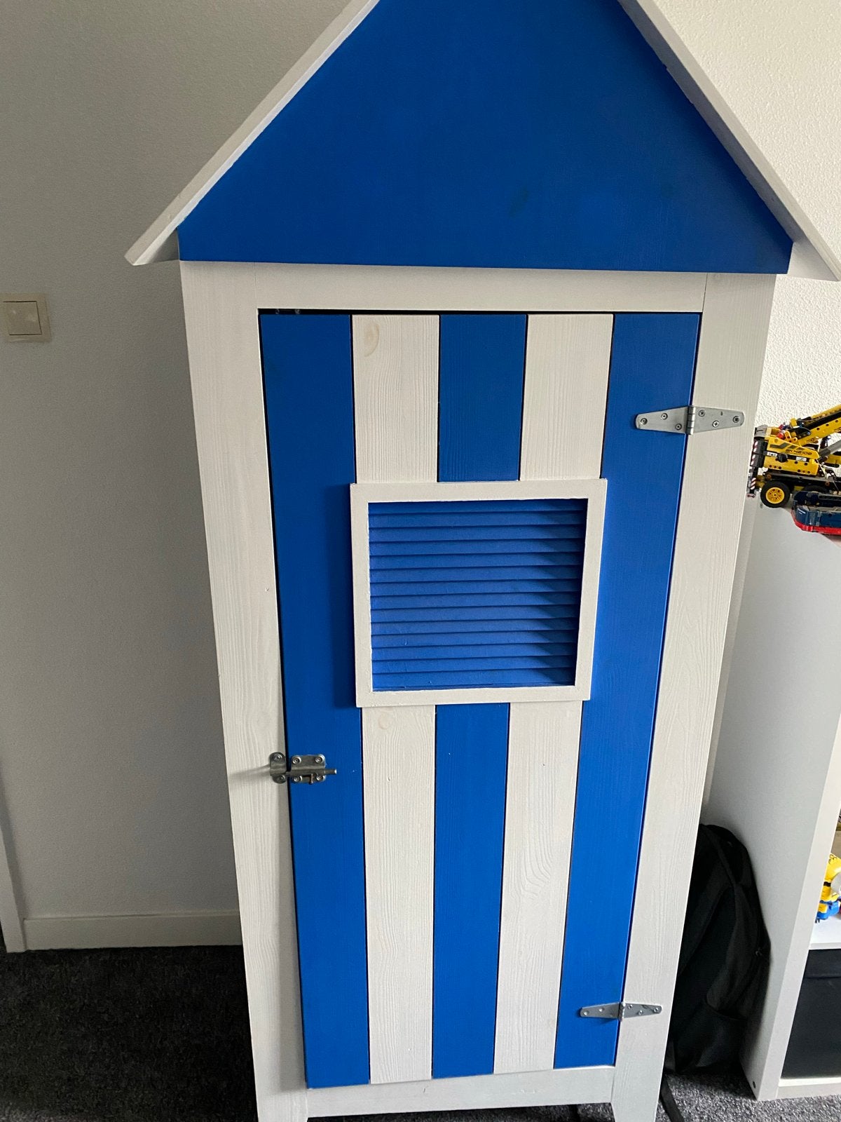Leuke strandhuisje kast voor de kinderkamer, Minder dan 50 cm, Gebruikt, Ophalen of Verzenden, 150 tot 200 cm