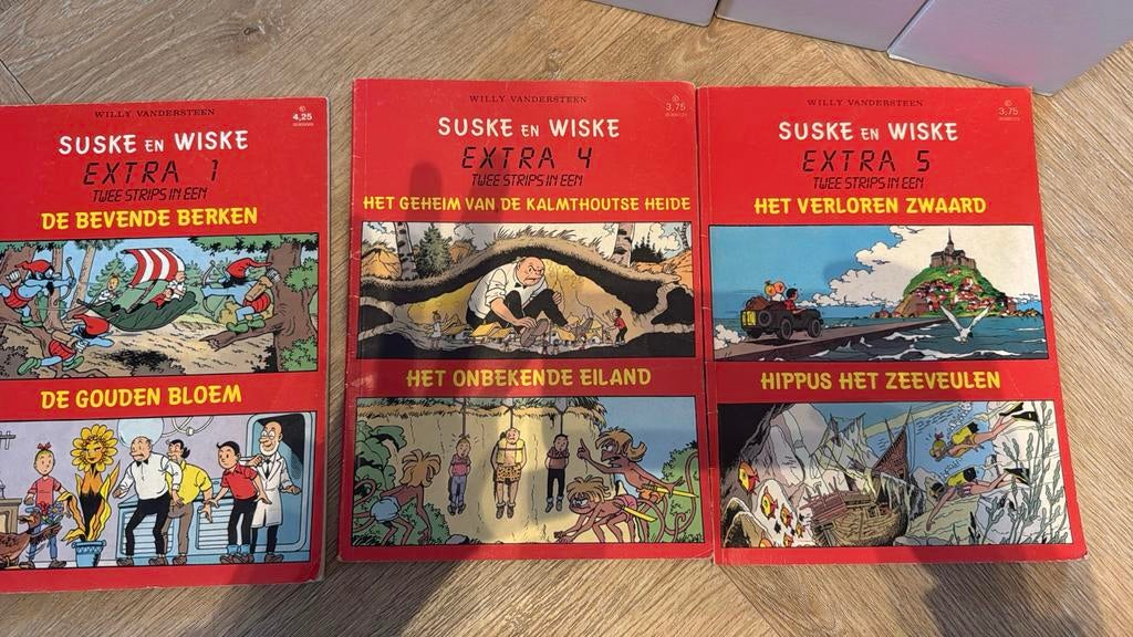 Grote collectie Suske en Wiske en Jerom stripboeken, Meerdere stripboeken, Ophalen, Gelezen