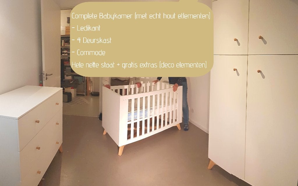 TWF Complete Babykamer in hele nette staat, Ophalen, Zo goed als nieuw, Jongetje of Meisje