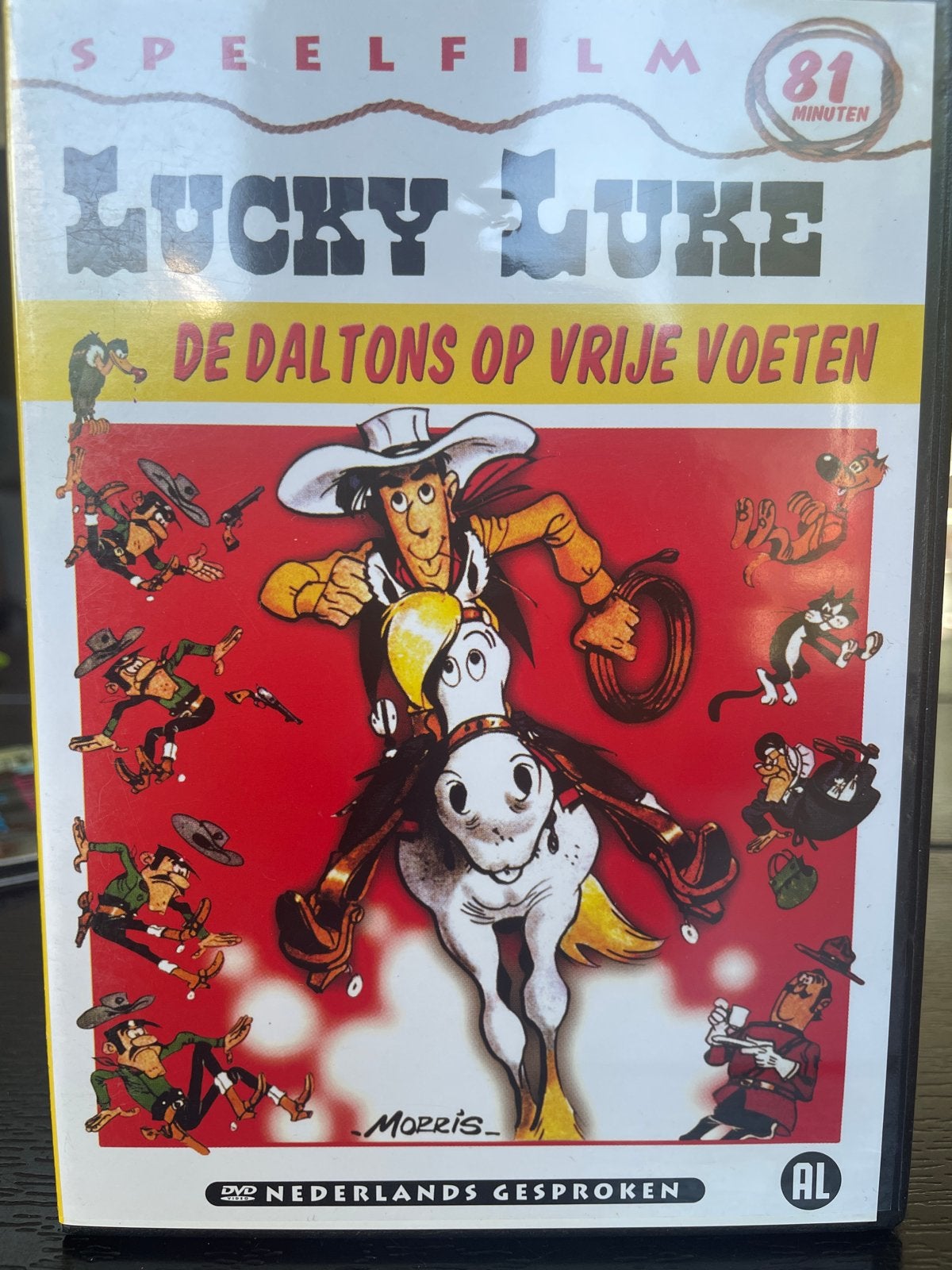 Lucky Luke: De Daltons op Vrije Voeten (DVD), Europees, Gebruikt, Tekenfilm, Alle leeftijden