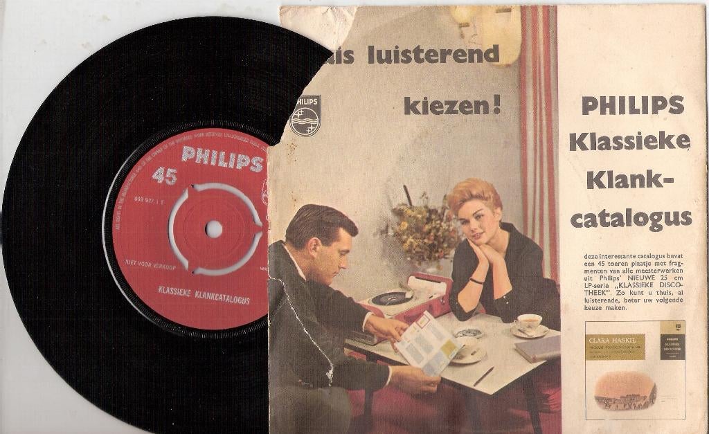 Klassieke Klankcatalogus Philips (1960) EP VERZENDEN/OPHALEN, Ophalen, Gebruikt, Overige merken