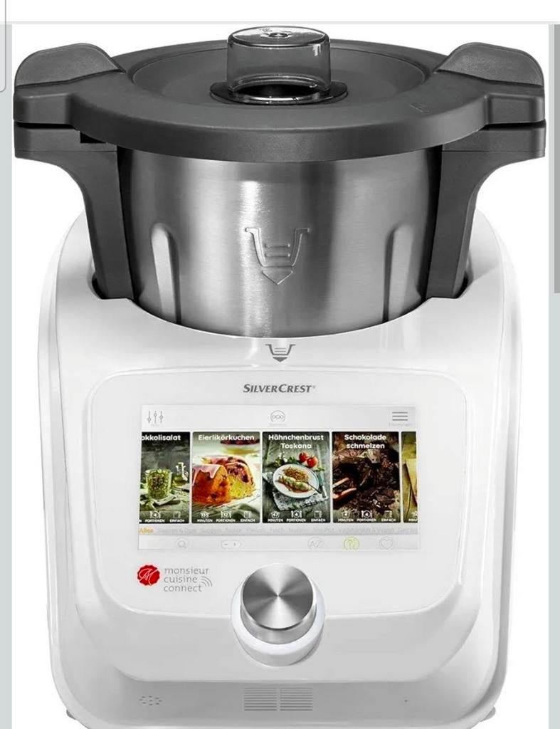 SilverCrest Monsieur Cuisine Connect, 4 liter of meer, Ophalen of Verzenden, Zo goed als nieuw, 3 snelheden of meer