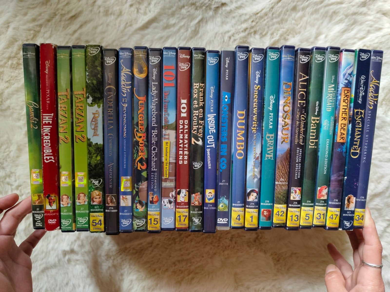 Disney dvds verzameling, Ophalen, Overige figuren, Zo goed als nieuw, Beeldje of Figuurtje
