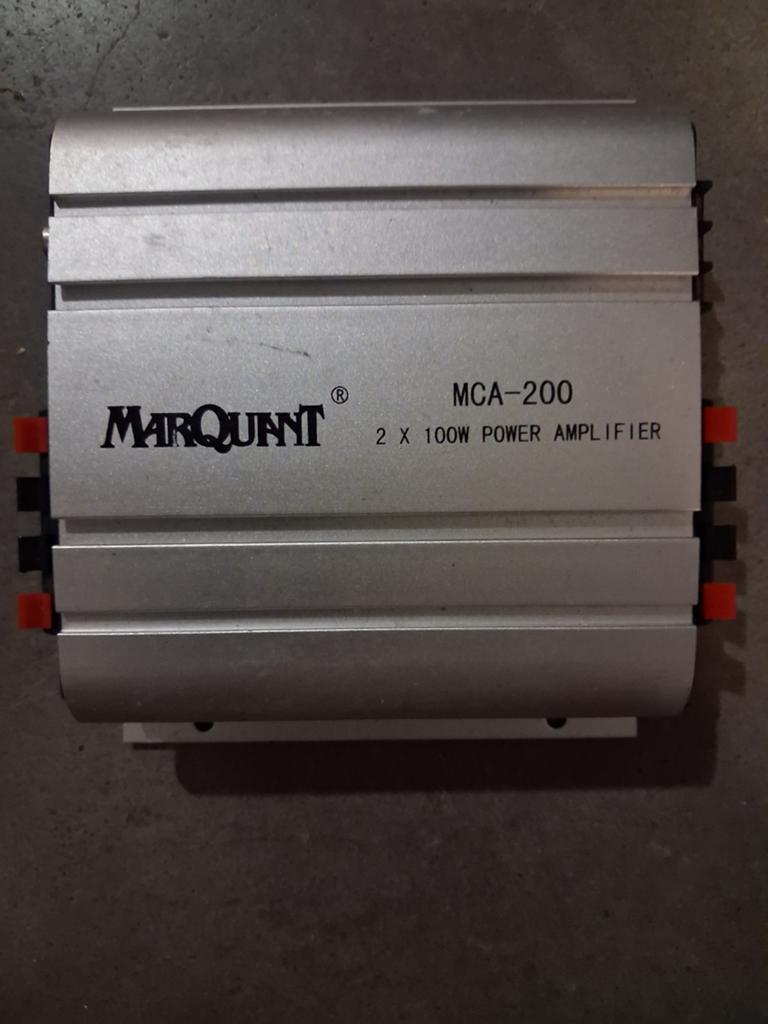 MarQuant MCA-200 2x100W Versterker, Audio, Tv en Foto, Versterkers en Receivers, Overige merken, Ophalen of Verzenden, Zo goed als nieuw