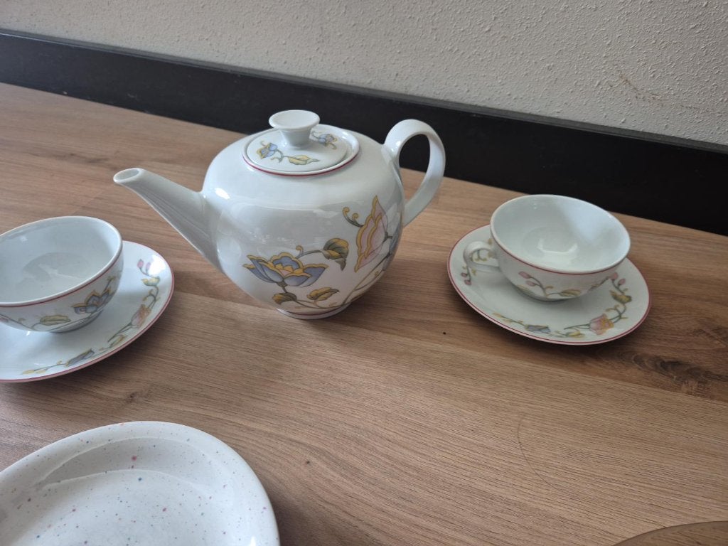 Vintage Bavaria K&G 1881 theeservies 5-delig, Ophalen of Verzenden